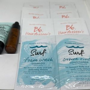 Bumble Invisible Oil Shampoo & Conditioner, Repair, Surf & Don’t Blow It Samples